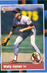 1988 Donruss Baseball Cards    110     Wally Joyner